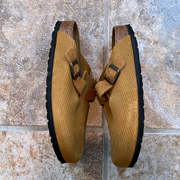 Birkenstock Boston Suede Embossed Clogs Size 8 NEW - Picture 7 of 16